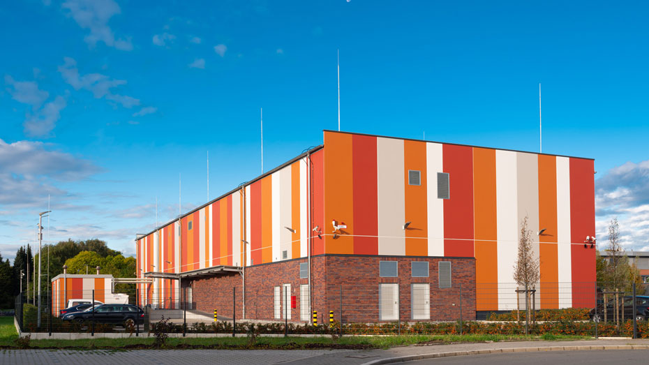Ansicht des DOKOM21 Rechenzentrums in Dortmund-Huckarde