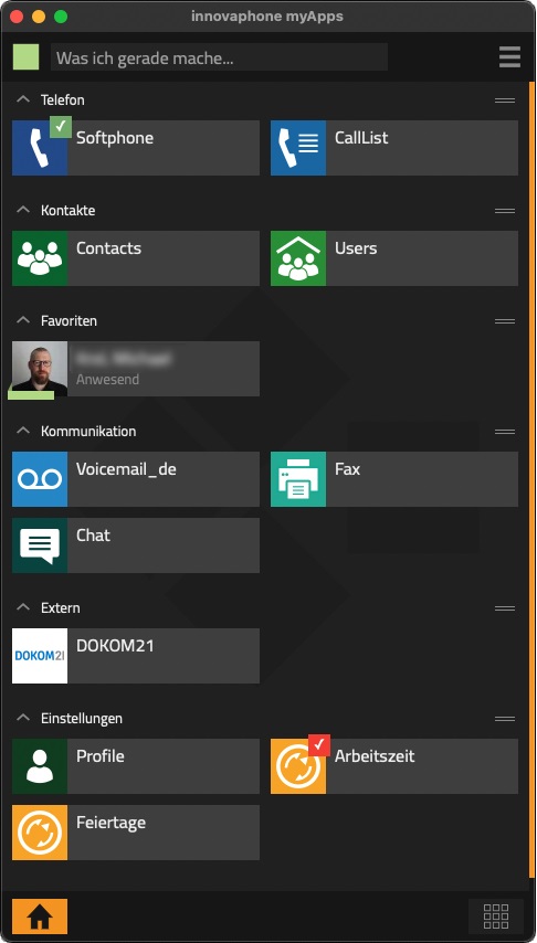 UC Client auf dem Smartphone UC Client auf dem Smartphone