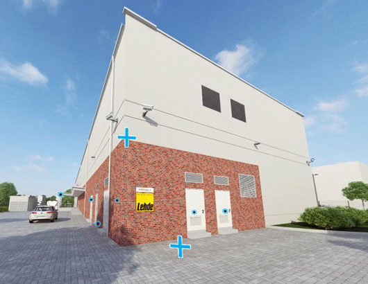 Ansicht des DOKOM21 Rechenzentrums in Dortmund-Huckarde