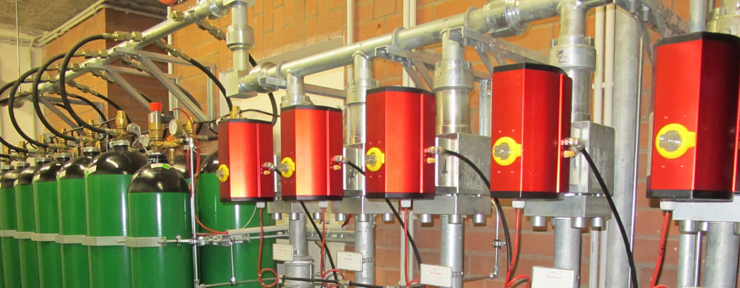 Gaslöschanlage im Rechenzentrum