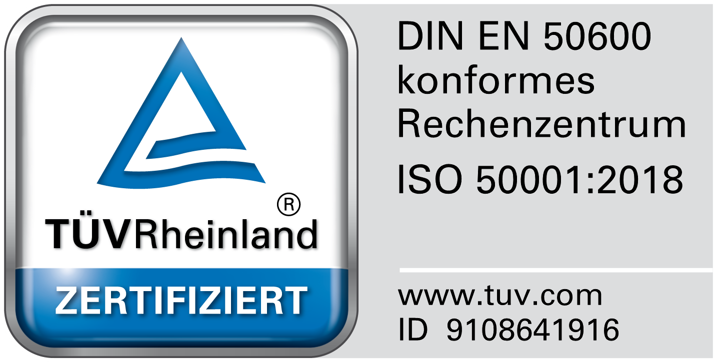 Siegel TÜV Rheinland zertifiziert