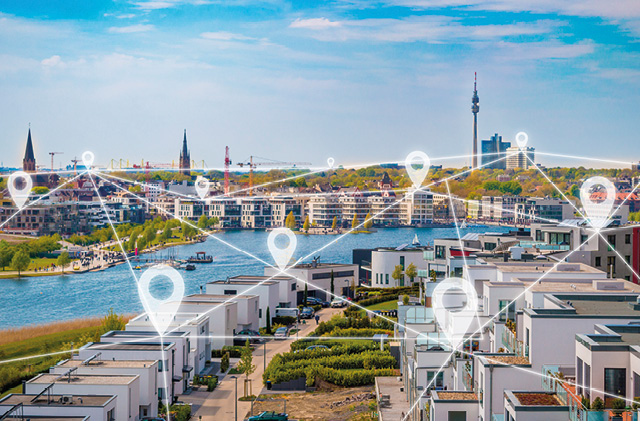 Dortmunder Phönixsee mit Vernetzungspunkten