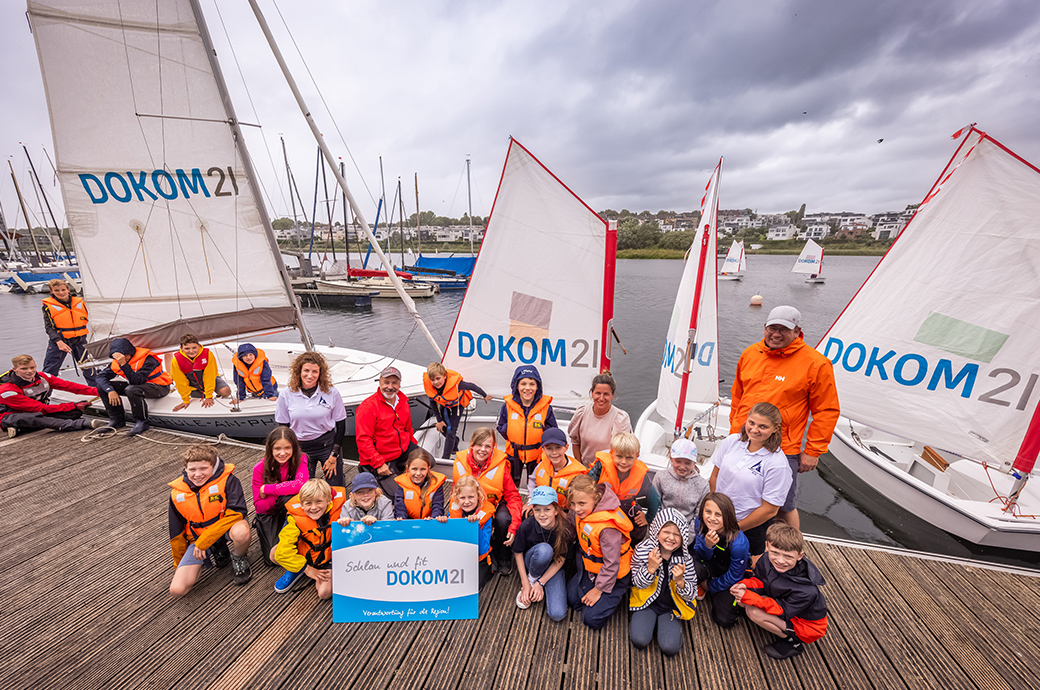 DOKOM21 beim Adric Sailing Team