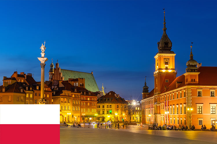 Marktplatz der Altstadt in Warschau