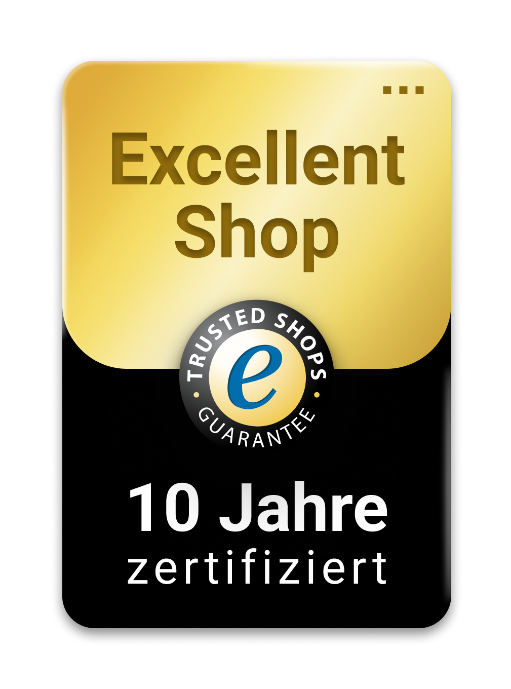 Siegel Trusted Shops 10 Jahre